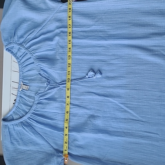 J.Crew Gauzy Beachy Boho Tunic Top Tassel Tie Front | Size Small | NWOT - Picture 5 of 6